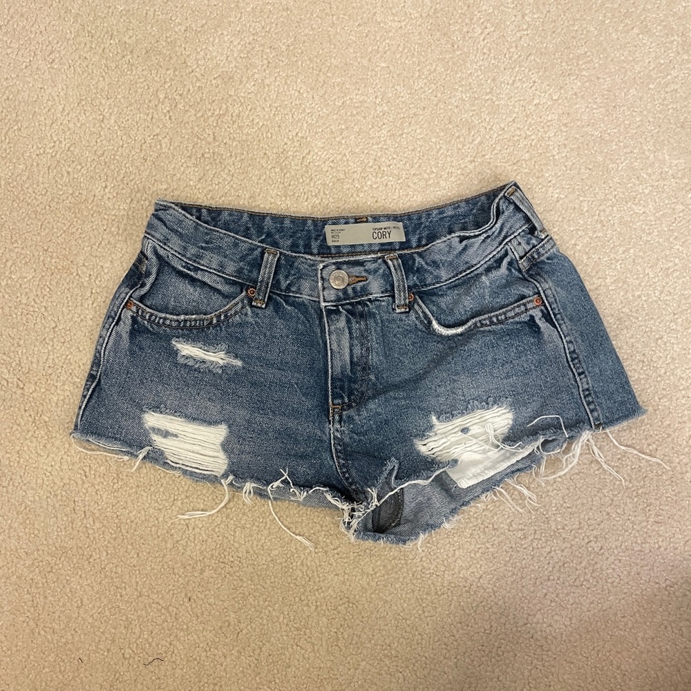 Topshop Cory Jean Shorts 25W